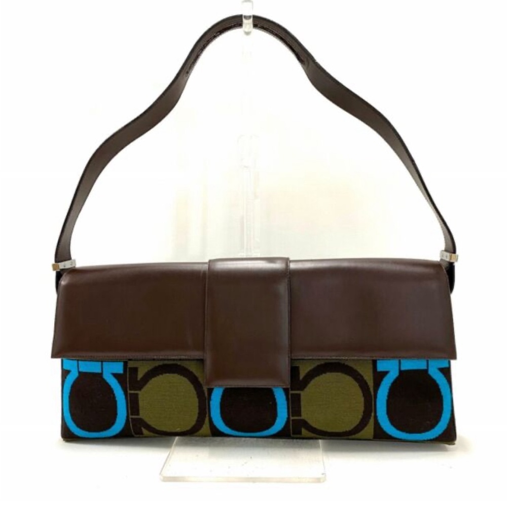 Salvatore Ferragamo Leather Exterior Blue Bags & Handbags for Women